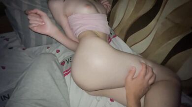 Stepsis Caught Fingering Pink Pussy Begs POV Missionary Wrecked