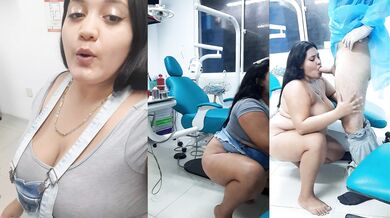 Young Big Ass Latina Seduces Dentist Mamada Rides Creampie Chaos