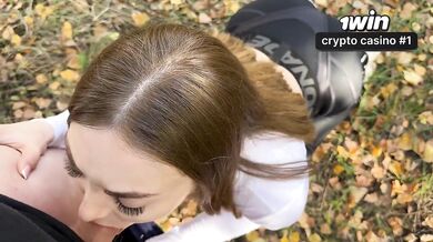 18yo Big Booty Step Sis Destroyed Doggystyle in Tight Leggings Public