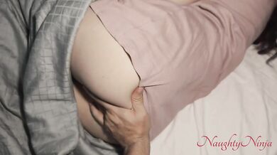 StepMom Cowgirl Gushes Big Dick While Storm Scares Her Pajamas Off