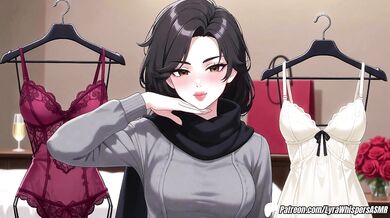 You fumble in the dark and catch her gasping with you POV ASMR JOI