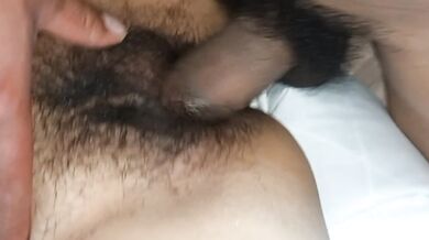 Stepdad fucks wife raw while her soaked stepdaughter watches