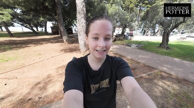 Pula vlog tease cute teen in slutty lingerie gets doggy pounded hard