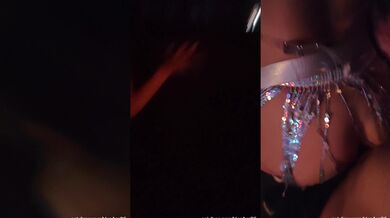 Insane raver girl fucked raw in the club toilet with strangers