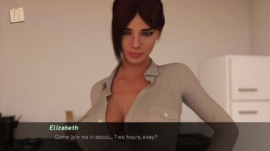 Lusty brunette screams down the vintage 3D gaming stall
