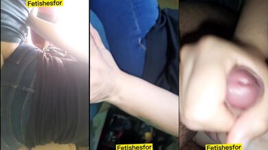 Bbw jeans sitting lapdance tore his cock raw with long nails then shot all over her hands