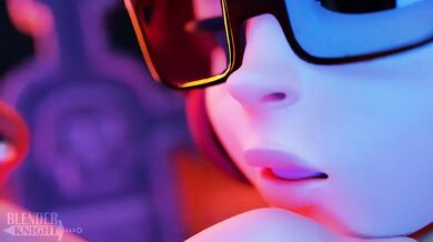 Velma's Halloween Blowjob Animation where her huge tits get licked sloppy with a big cock in her mouth
