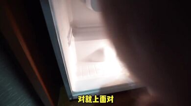 Her pink hair got stuck in the fridge while her wet snatch got rawdogged by the landlord