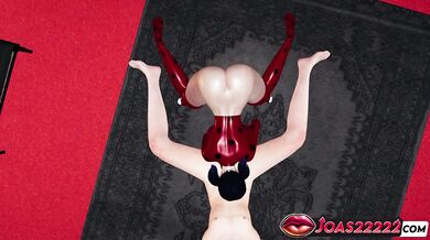 Wet Ladybug in 3D Hentai Gets a Big Tits Titfuck Cumshot Feast