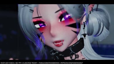 VRChat hottie rides your cock in a bus creampie video