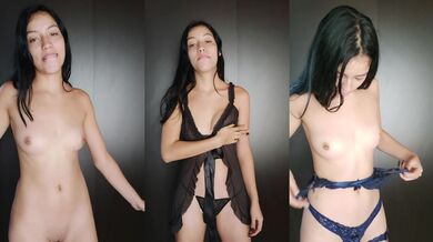 Neighbor’s slutty lingerie tease drives me wild college boy