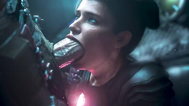 Takes Doom Slayer’s Cock Hard