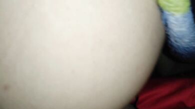 My milf mother-in-law squirted cum under the spoon in puro español