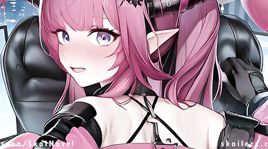 Arknights strips down in cosplay hentai