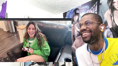 Thicc gamer girl gets mouth fucked with cum after skipping green for St Paddy's