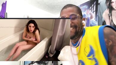 Thicc gamer girl gets mouth fucked with cum after skipping green for St Paddy's