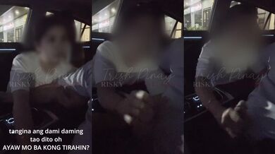 Hot Car Hand Job And Eats Gentleman's Cum