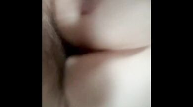 Bouncy blonde backshot creampie in tight sweater