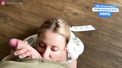 Stepdaughter’s throat floods during rough family therapy with stepdad’s huge load