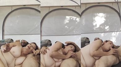Morning throat fuck deepthroat gagging BBW sloppy head rough throat fuck