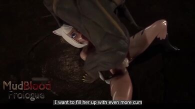 She got stretched by monsters with big cocks english subtitles