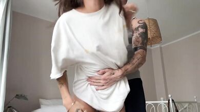 Brutal rough fuck left me dripping he came twice on my ass and in my mouth