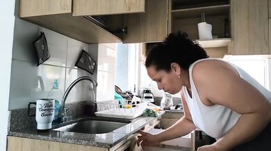 My milf employee got her greedy pussy wrecked loud moaning solo big dildo stuffed