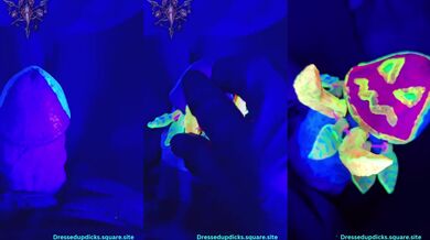 Warcraft Troll Hard Dick Cosplay Naked Painting Gushing Cumshot Blacklight