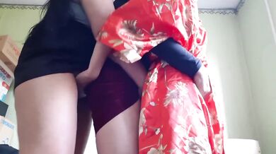 Brunette Lesbians In Mini Skirts Give Quick Mutual Fingering Orgasms