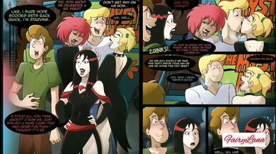 Fred And Shaggy Destroyed In A Gushing Cartoon Creampie Threesome