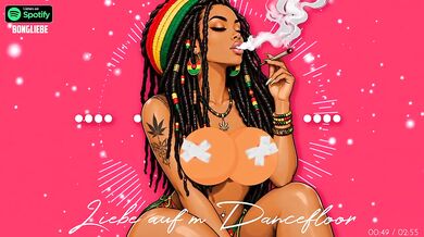 Lucky Gets Choked Gushing on German Reggae Dancefloor