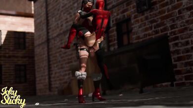 Futa Villain Shatters Spidey Tight Pussy With Big Dick Creampie