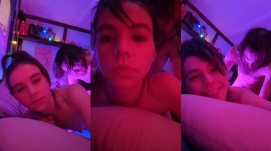 Amateur Couple Ruined By Petite Girl After Party With Creampie