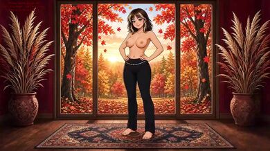 Grok Ai Horny Girl Gushes Tight Yoga Pants Yoga Sex Teacher