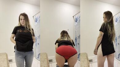 Bathroom Pawg Milf Pissing POV Pissing Verified Exclusive HD Solo Female