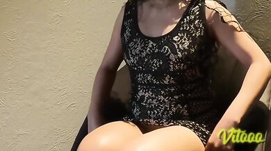 Hot Latina In Tight Dress With Big Ass Romantic Sex Filled With Dedos