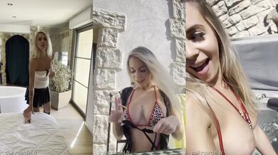 Blonde Big Tits Bikini Jacuzzi Exhibitionism Fellation With Unknown Gushing Swallow Amateur