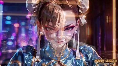 Blonde Chun Li Cartoon Penthouse Strip Big Tits