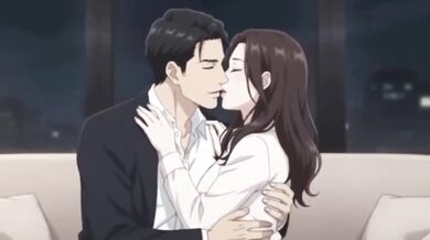 Boss Fucks Secretary While Wife Watches Gushing Creampie Hentai Animation