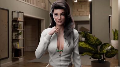 Brunette big tits rough sex cartoon game visual novel uncensored choked