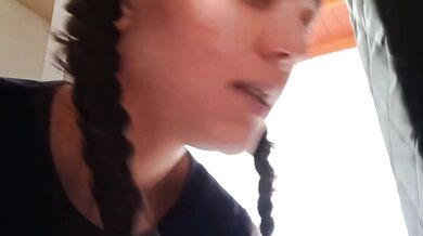Husband Watches While I Give The Painter A Heavy Blowjob For Unpaid Work