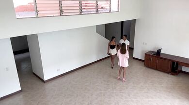 Latina Realtor Gets Caught In Reverse Cowgirl Cum Gush