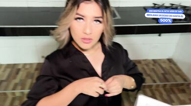 Blonde Naty Delgado Gushes Wet Pussy Balls Deep Doggystyle