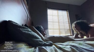 Hot stepmom rides big butt to juicy ass creampie POV