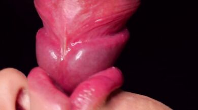Close up lips milking every drop of delicious cum asmr blowjob porn