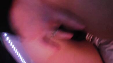 Stepsister begs for my 7 inch while fingering her slippery cunt
