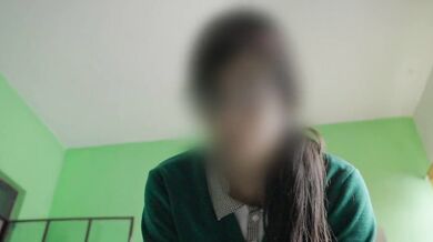 Petite Latina college girl cum gushing mouth real amateur