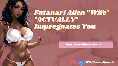 Your boyhole gets wrecked by your alien wife's huge cock