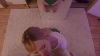 Too much hentai makes step sis beg for anal and big cock