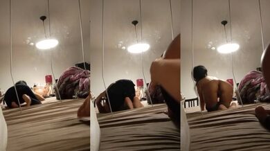 My tinder date came with a colombian babe and big ass